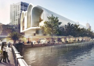 HASSELL / Herzog & De Meuron Win Flinders Street Competition